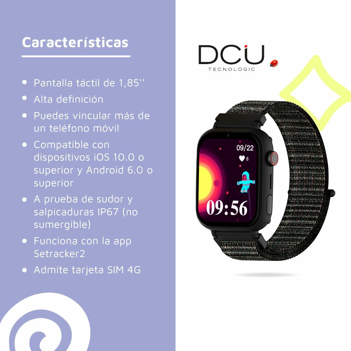 Smartwatch DCU 34159050 Black-4