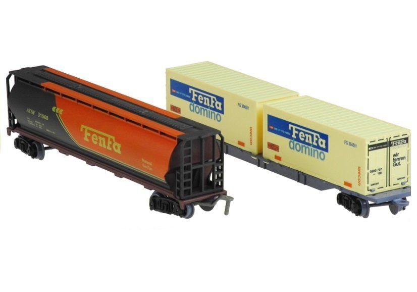 „Fenfa“ elektrinis traukinio rinkinys su 5 vagonais ir priedais