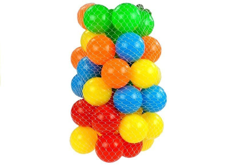 50 plastikinių kamuoliukų rinkinys vidaus ir lauko baseinui / žaidimams
