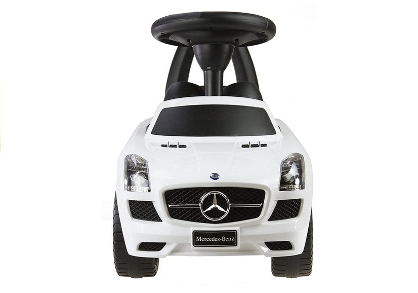 „Mercedes-Benz SLS AMG“ baltas – vaikiškas stumiamas automobilis