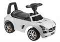 „Mercedes-Benz SLS AMG“ baltas – vaikiškas stumiamas automobilis