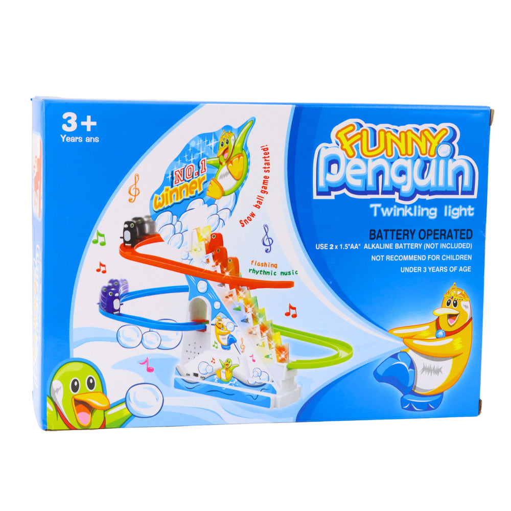 Interaktyvūs pingvinai ant eskalatorių rinkinys vaikams