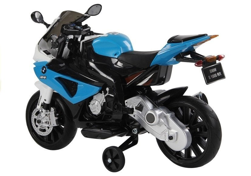 BMW S1000RR mėlynas – elektrinis vaikiškas motociklas