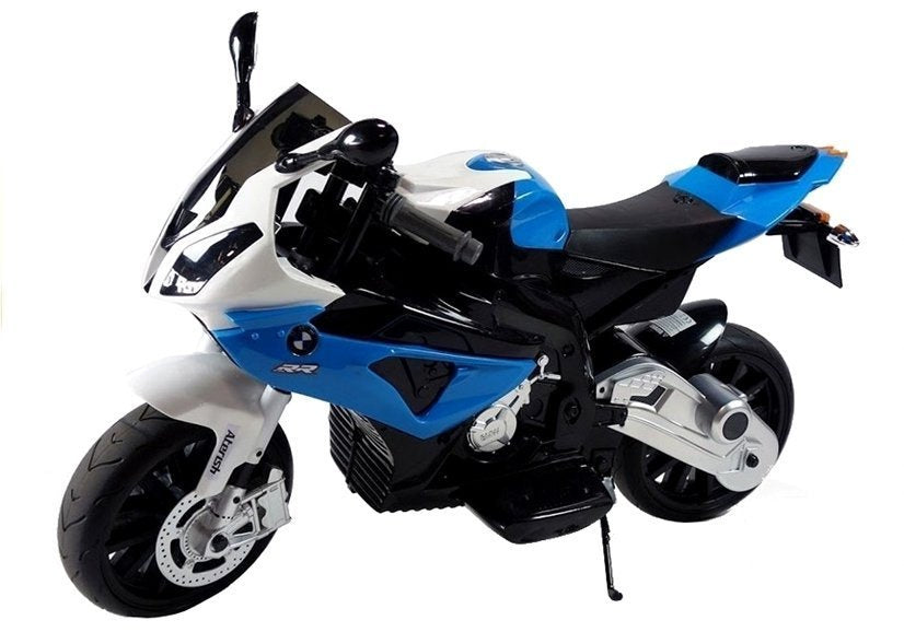 BMW S1000RR mėlynas – elektrinis vaikiškas motociklas
