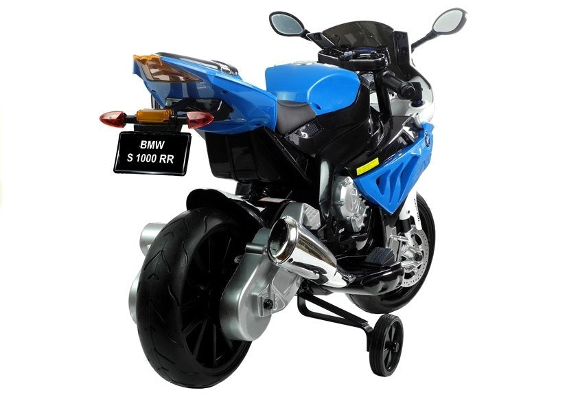 BMW S1000RR mėlynas – elektrinis vaikiškas motociklas