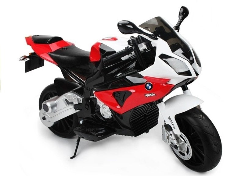 BMW S1000RR raudonas – elektrinis vaikiškas motociklas
