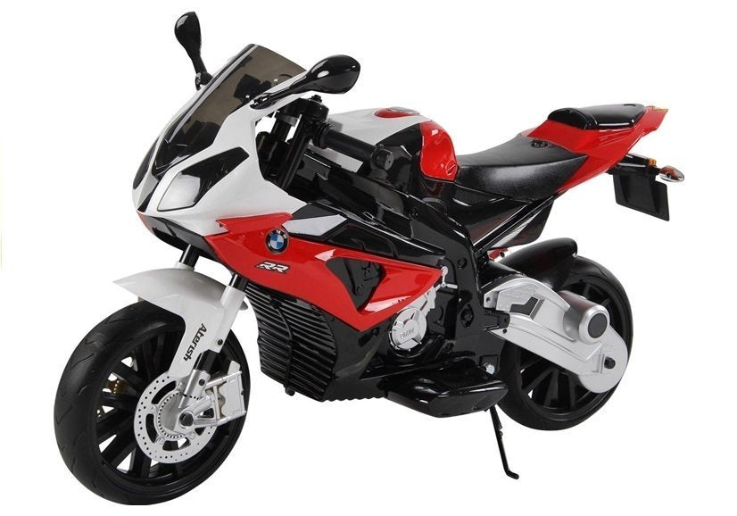 BMW S1000RR raudonas – elektrinis vaikiškas motociklas