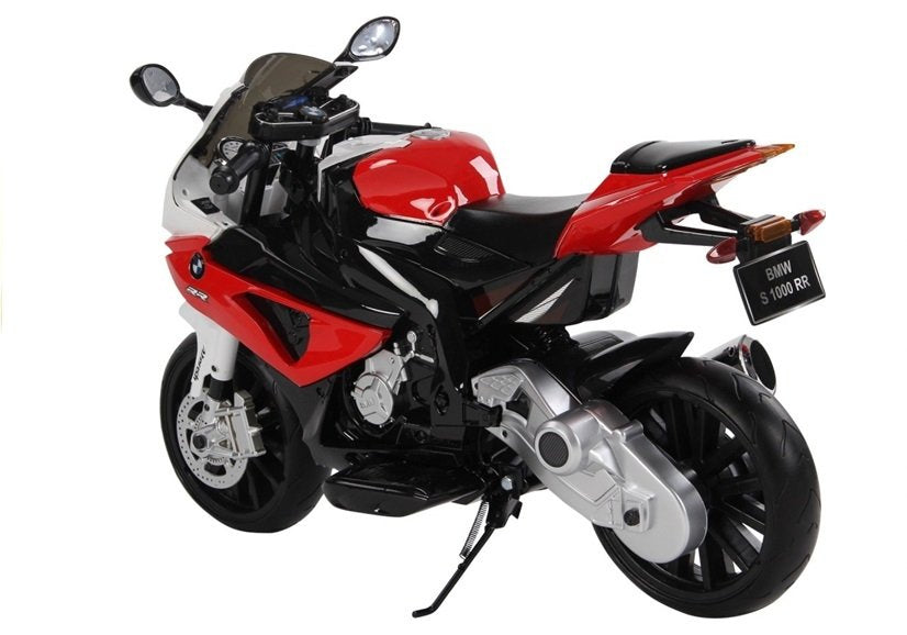 BMW S1000RR raudonas – elektrinis vaikiškas motociklas