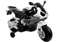 BMW S1000RR sidabrinis – elektrinis vaikiškas motociklas
