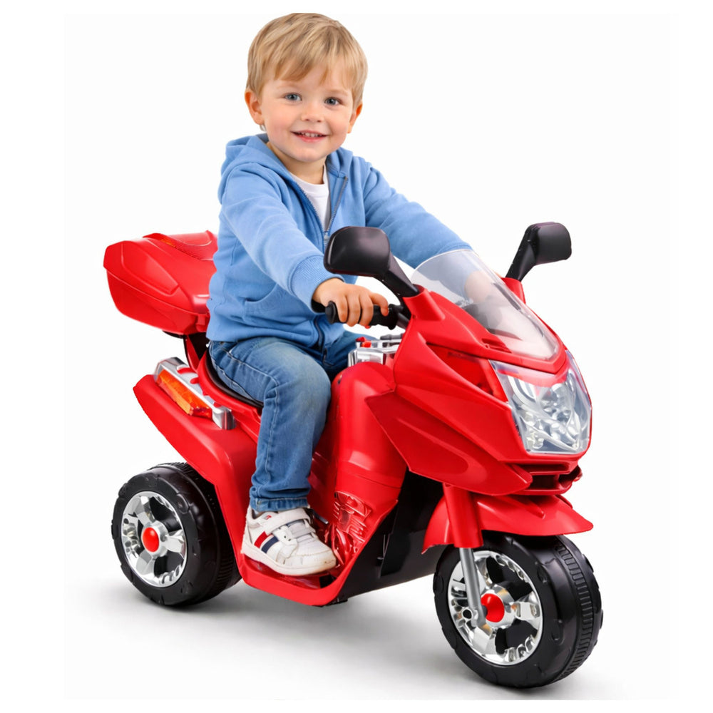 HC8051 raudonas – elektrinis vaikiškas motociklas