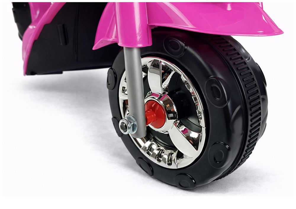 HC8051 rožinis – elektrinis vaikiškas motociklas