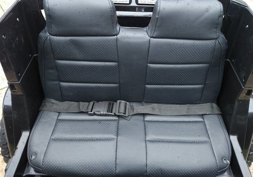 Jeep HL1668 4x4 juodas – elektrinis vaikiškas automobilis