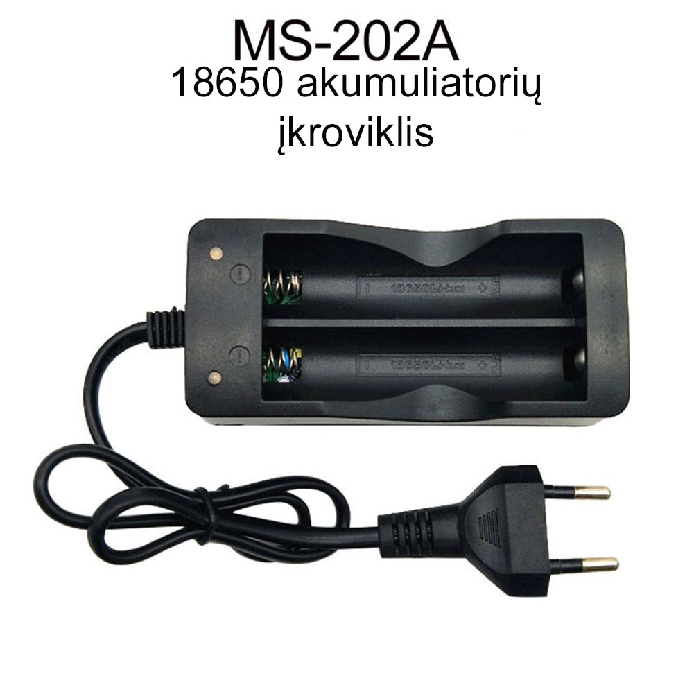 18650 baterijų pakrovėjas  įkroviklis
