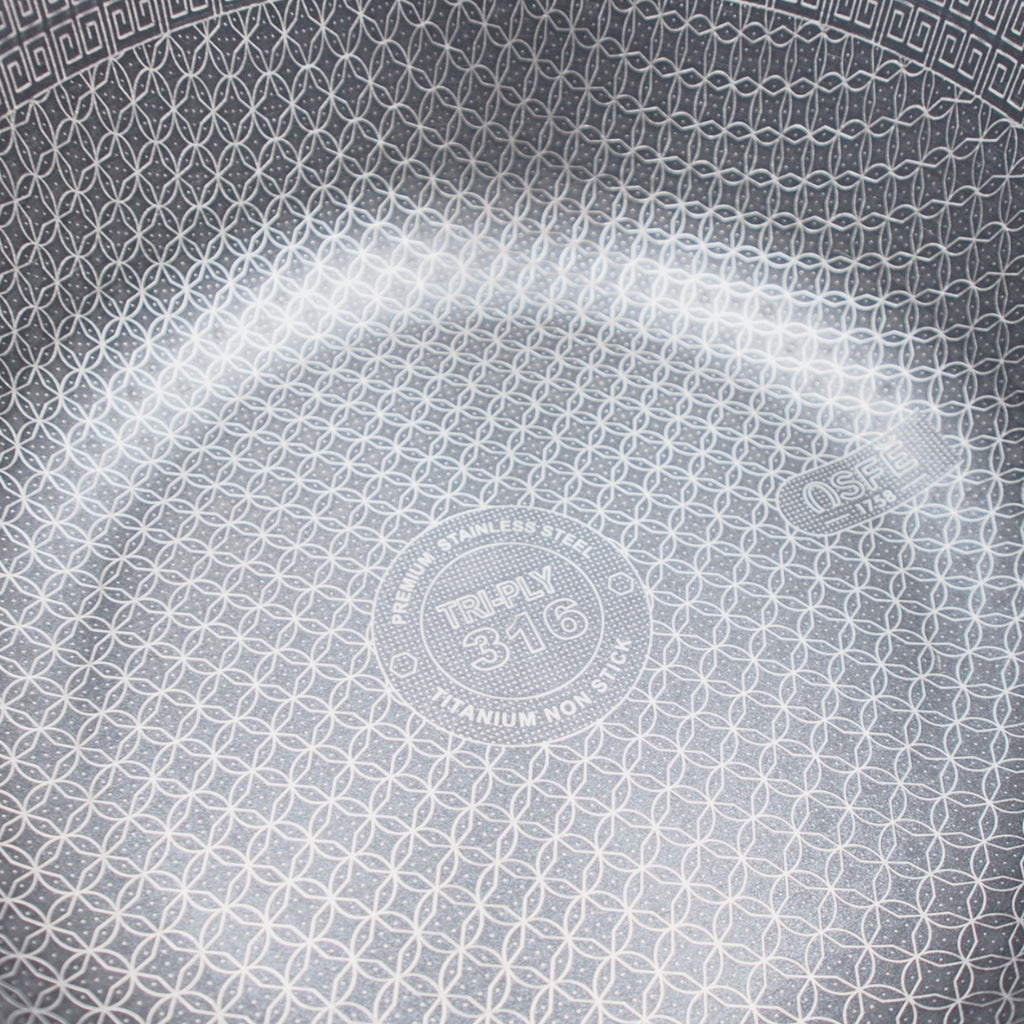 Puodas su dangčiu OSFÉ Tri-Ply, 20 cm, 3 l