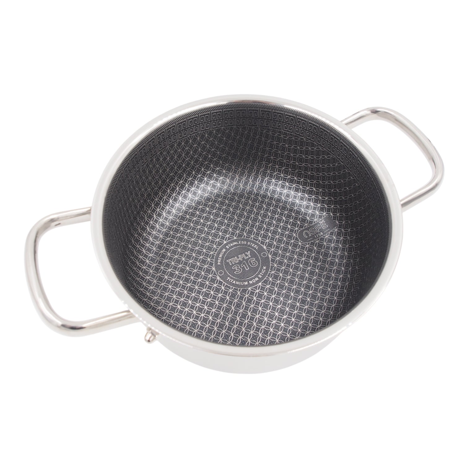 Puodas su dangčiu OSFÉ Tri-Ply, 20 cm, 3 l