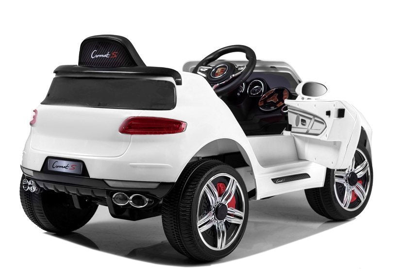Coronet S baltas – elektrinis važiuojamas automobilis