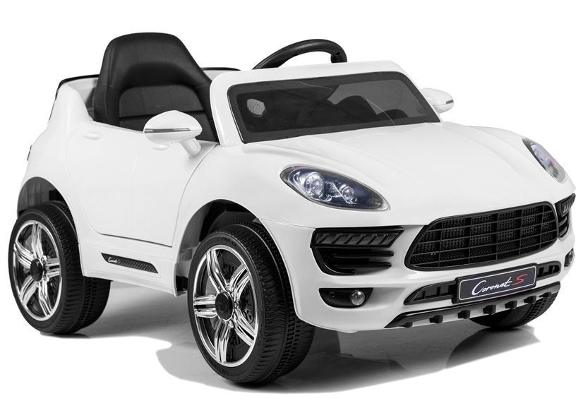Coronet S baltas – elektrinis važiuojamas automobilis