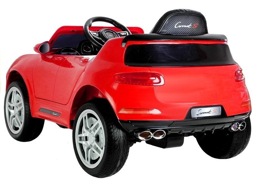 Coronet S raudonas – elektrinis važiuojamas automobilis