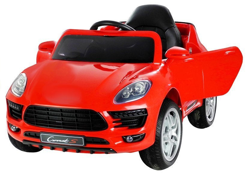 Coronet S raudonas – elektrinis važiuojamas automobilis