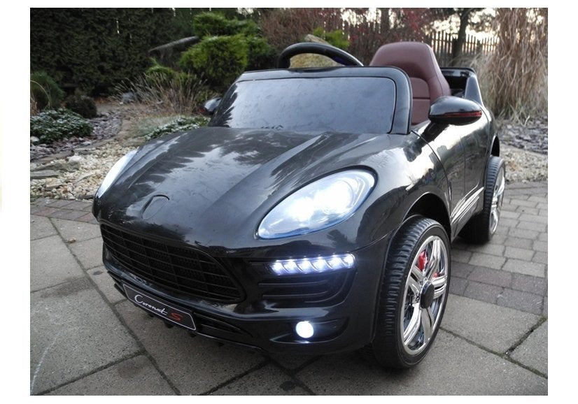 Coronet S juodas – elektrinis važiuojamas automobilis