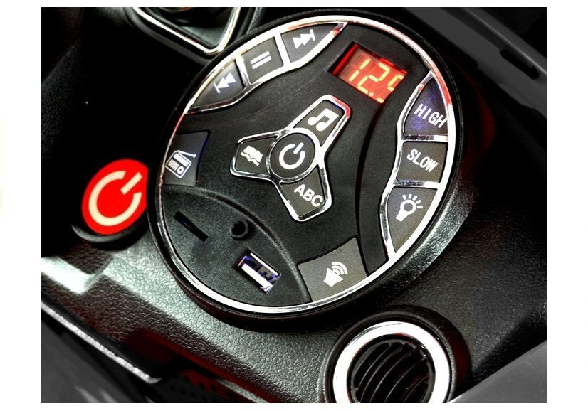 Coronet S juodas – elektrinis važiuojamas automobilis