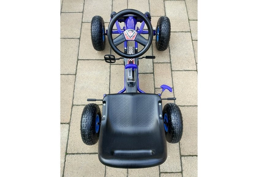 A-15 Go-Cart – mėlynas su pripučiamais ratais