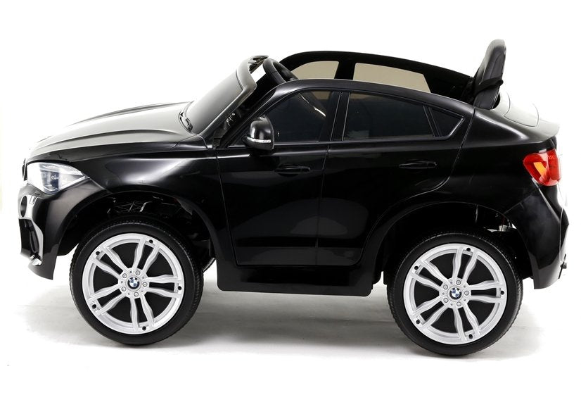 BMW X6 juodas – elektrinis važiuojamas automobilis