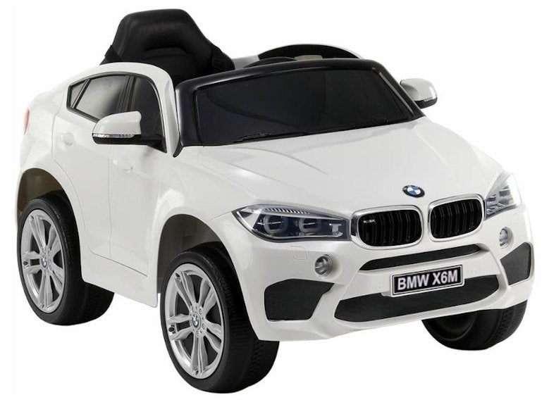 BMW X6 baltas – elektrinis važiuojamas automobilis