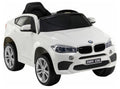 BMW X6 baltas – elektrinis važiuojamas automobilis
