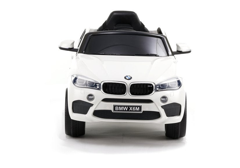 BMW X6 baltas – elektrinis važiuojamas automobilis