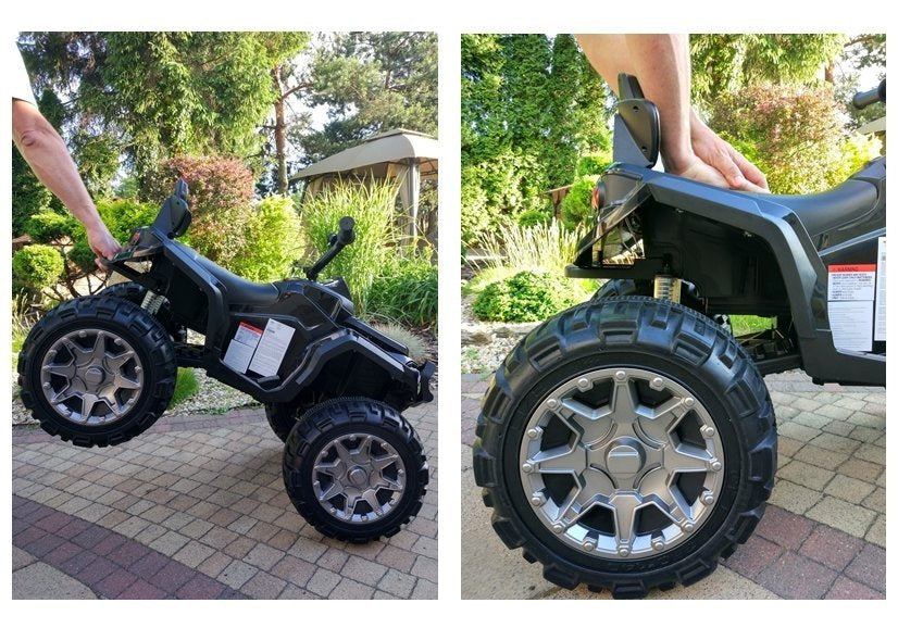 Quad BMD0906 žalias – elektrinė važiuojama transporto priemonė 2,4G