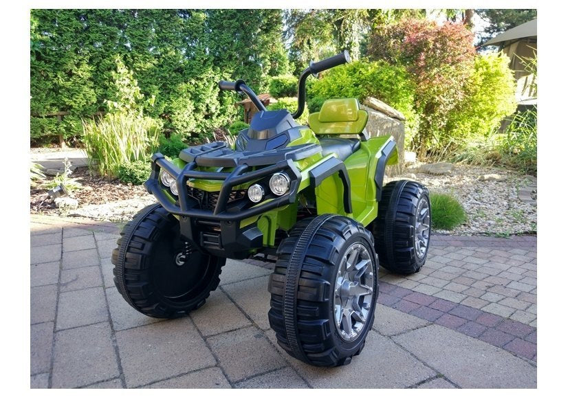 Quad BMD0906 žalias – elektrinė važiuojama transporto priemonė 2,4G