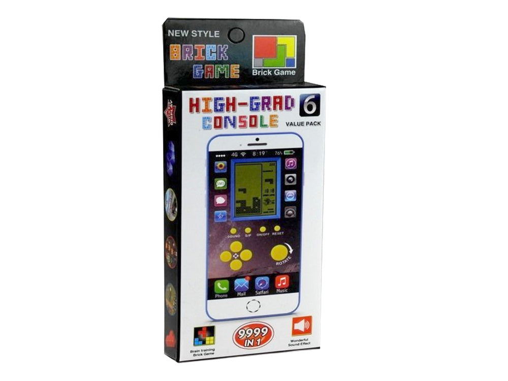Tetris žaidimas, atrodantis kaip tikras telefonas, 4 spalvos