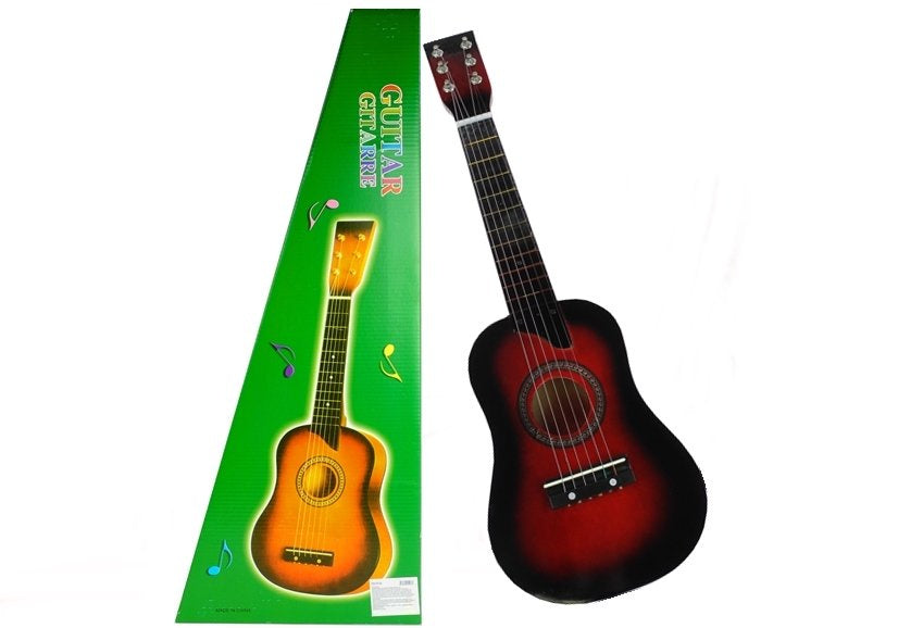 Klasikinė medinė gitara vaikams, atrodanti kaip tikra