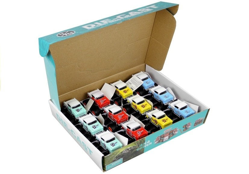 4x4 klasikinis didelių ratų modelis – 4 spalvos