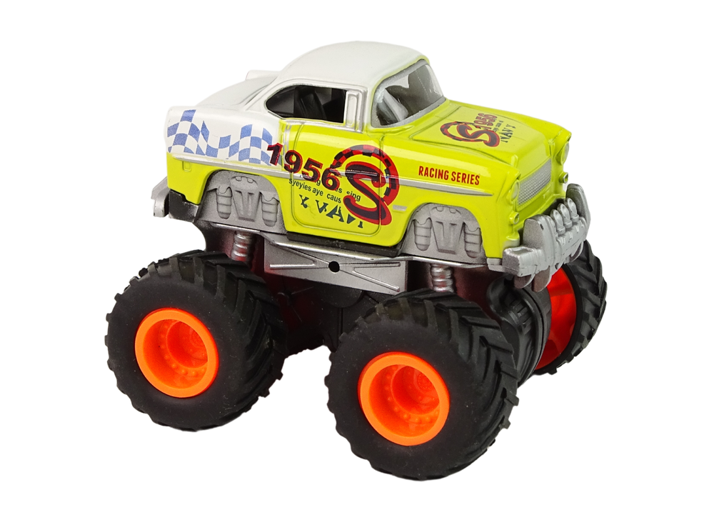 4x4 klasikinis didelių ratų modelis – 4 spalvos