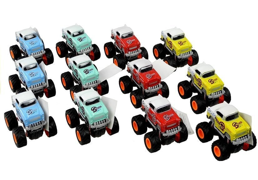 4x4 klasikinis didelių ratų modelis – 4 spalvos