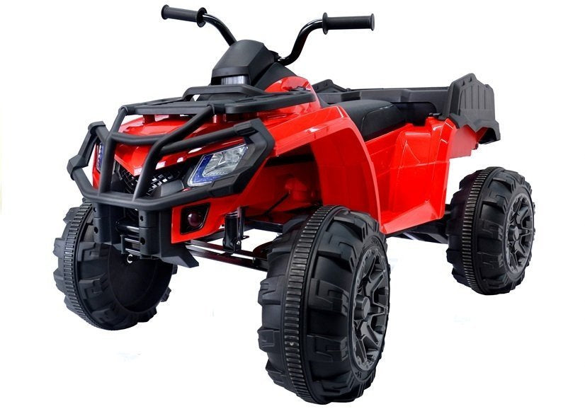 Keturratis BDM 0909 raudonas 24V – elektrinis vaikiškas keturratis