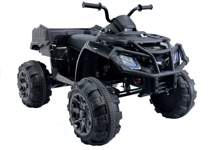 Keturratis BDM 0909 juodas 24V – elektrinis vaikiškas keturratis