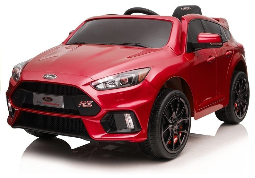 Ford Focus RS raudonas – elektrinis vaikiškas automobilis
