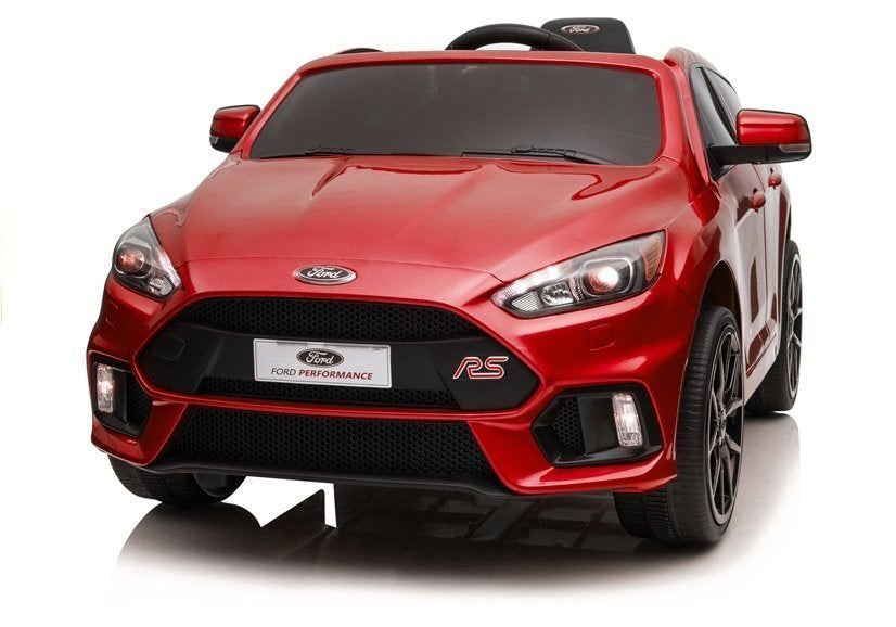Ford Focus RS raudonas – elektrinis vaikiškas automobilis