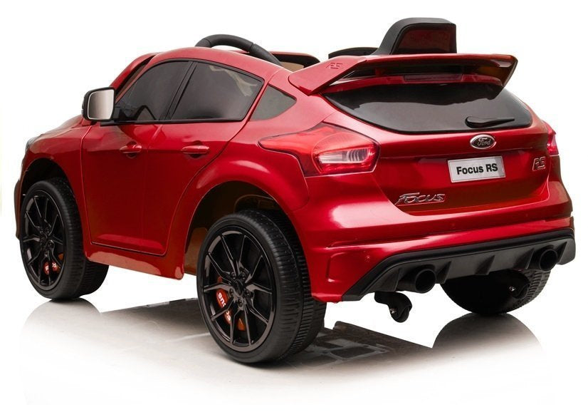 Ford Focus RS raudonas – elektrinis vaikiškas automobilis