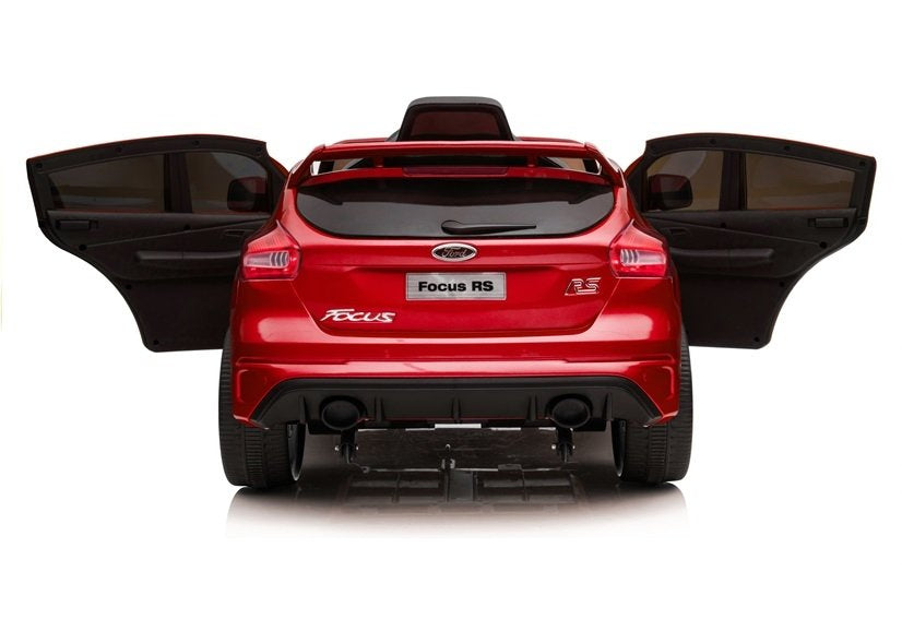 Ford Focus RS raudonas – elektrinis vaikiškas automobilis