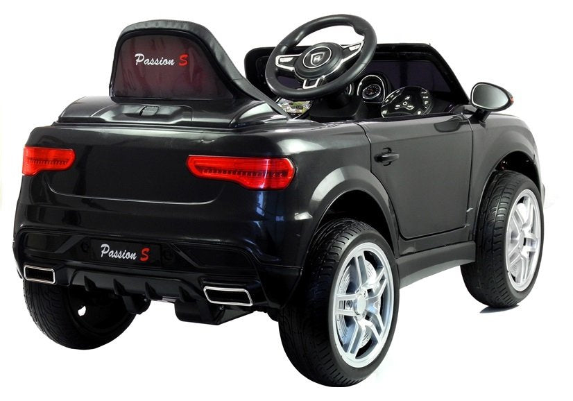 HL1538 juodas – elektrinis vaikiškas automobilis