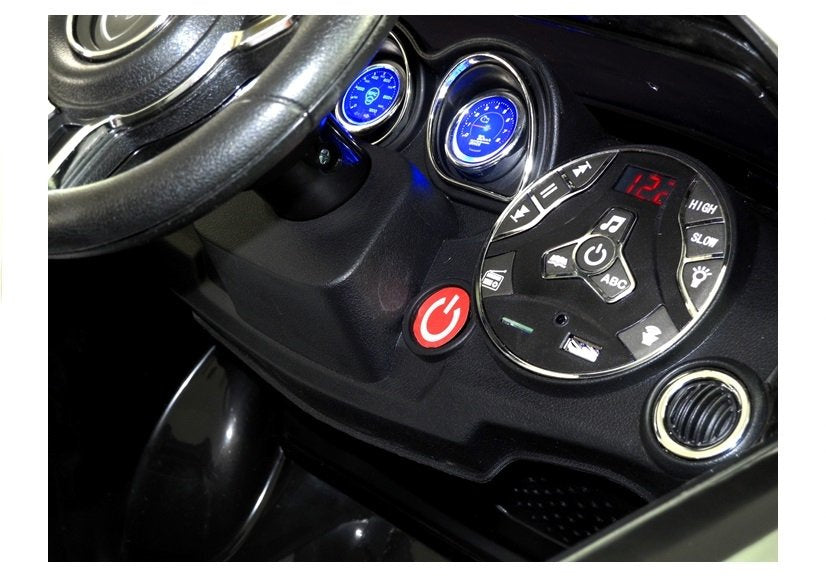 HL1538 juodas – elektrinis vaikiškas automobilis