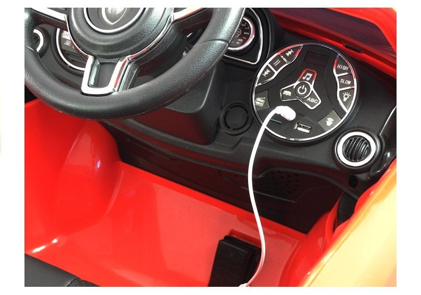 HL1538 raudonas – elektrinis vaikiškas automobilis