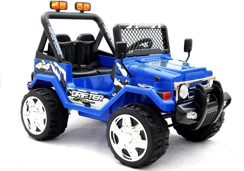 Vaikiškas važiuojamas automobilis Jeep Raptor S618 EVA mėlynas