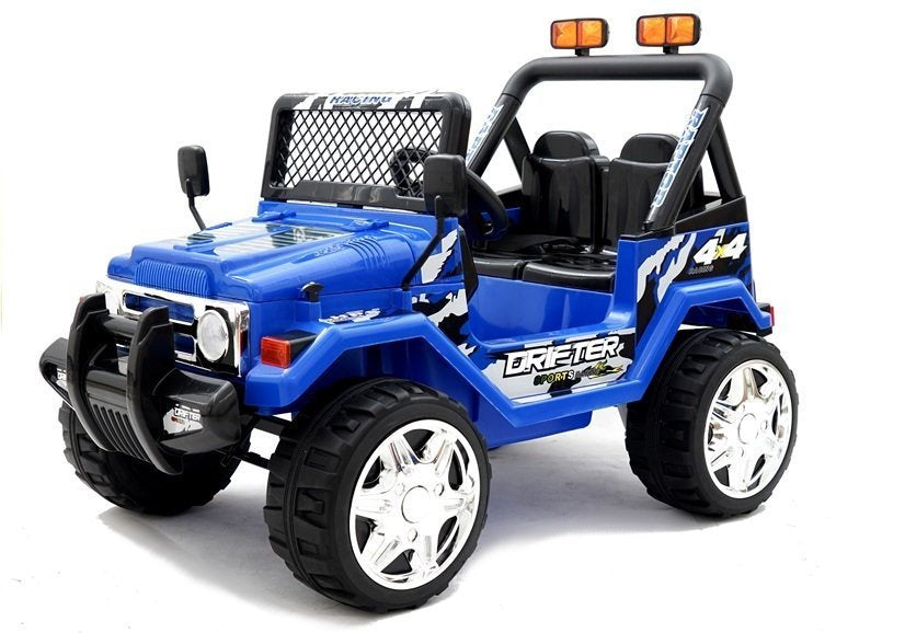 Vaikiškas važiuojamas automobilis Jeep Raptor S618 EVA mėlynas
