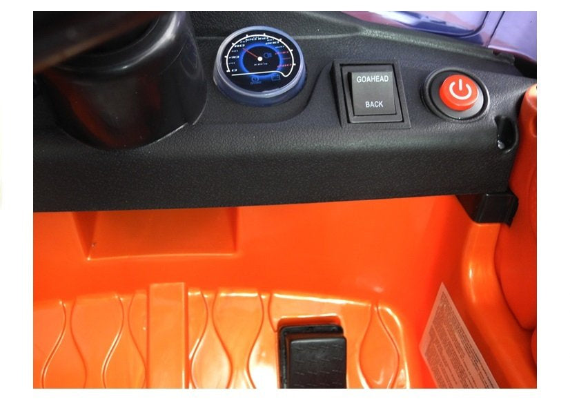 HL1638 elektrinis vaikiškas automobilis – oranžinis