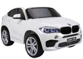 NAUJAS BMW X6M baltas – elektrinis vaikiškas automobilis
